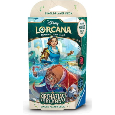 Disney Lorcana: Archazia's Island Starter - Ruby & Sapphire Belle & Beast