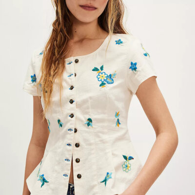 Kelly Embroidered Blouse