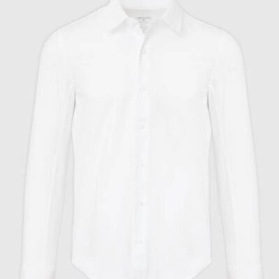 Long Sleeve Button Up Shirt | White