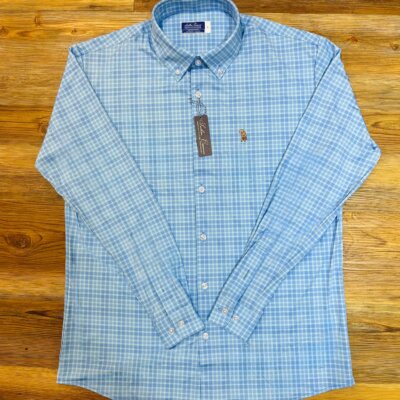 Southern Casanova Tidepool Check Button Down