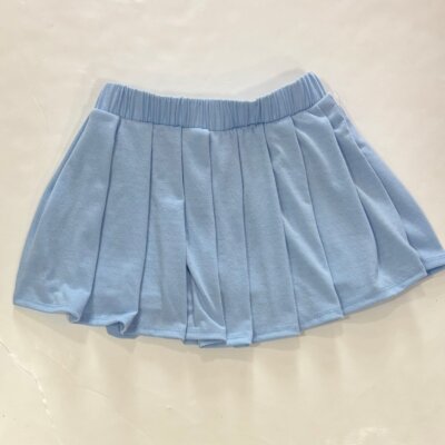 Light Blue Pointelle Skort