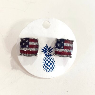 Square Flag Earrings