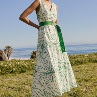 Posey Dress - Palm
