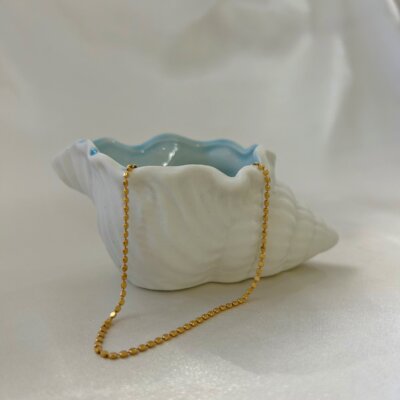 18” Flat Bead Necklace