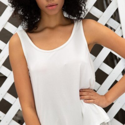 Lace Trim Tank