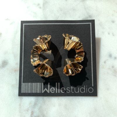 Wavy Metal Curl Earring