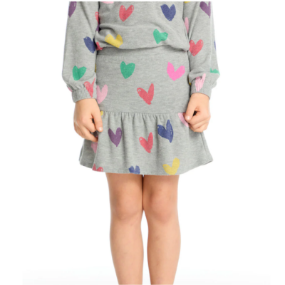 Rainbow Hearts Skirt