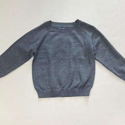 Steel Grey Cotton Sweater