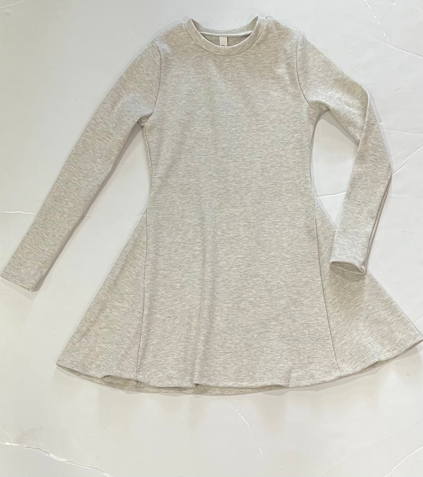 Light Grey Flare Dress - 7/8 Light Grey Flare Dress - 7/8