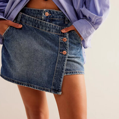 Wynne Denim Mini Skirt