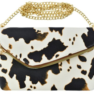Envelope Animal Print  Clutch/Crossbody