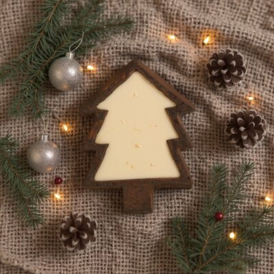 Christmas Tree Dough Bowl- Dark