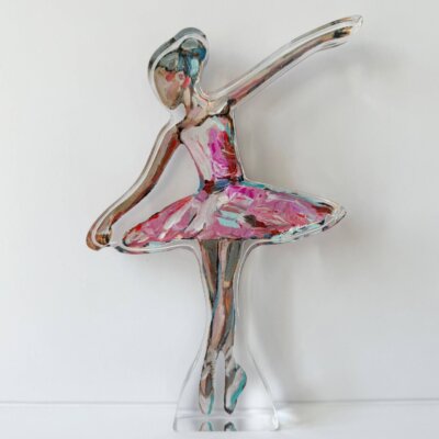"On Pointe" Ballerina acrylic shelfie