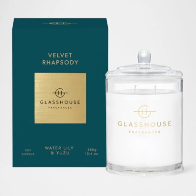 Velvet Rhapsody Glasshouse Candle 13.4 oz