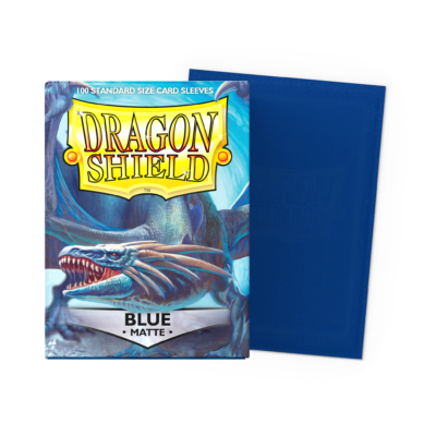 Dragon Shield Matte Sleeves – Matte Blue (100ct) Standard Size