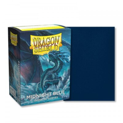 Dragon Shield Matte Sleeves – Midnight Blue (100ct) Standard Size