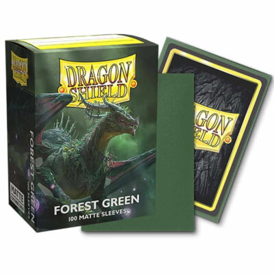 Dragon Shield Matte Sleeves – Forest Green (100ct) Standard Size