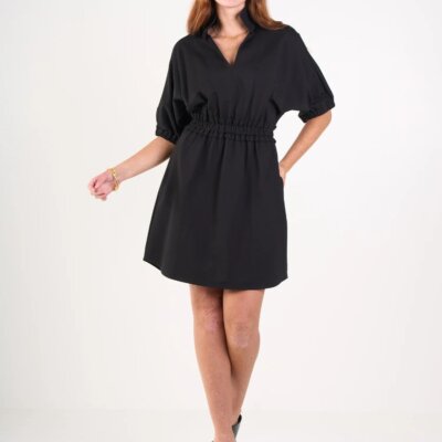 Palmer Dress- Black Ponte