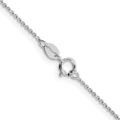 Sterling Rhodium plated 22in