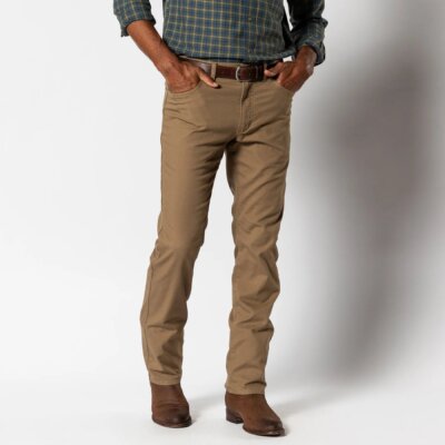 Pinpoint Canvas 5 Pocket Weathered Oak