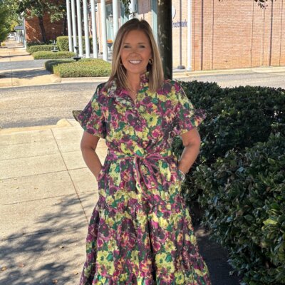 Floral Jacquard Lena Dress