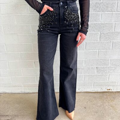 Dear John Fiona Denim- Black Sparkle