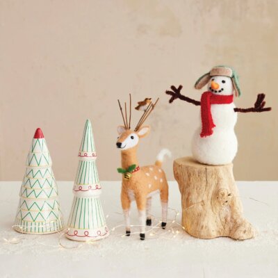 Handmade Wool Felt Deer