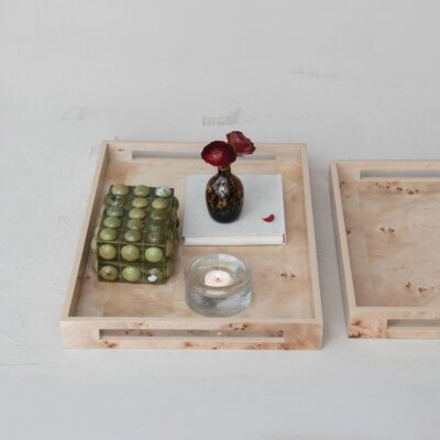 Burl Wood Tray