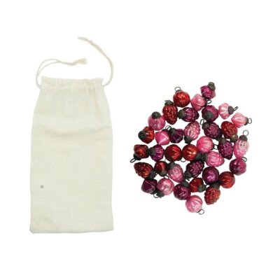 Mini Ornaments | Pink & Red Multi Color