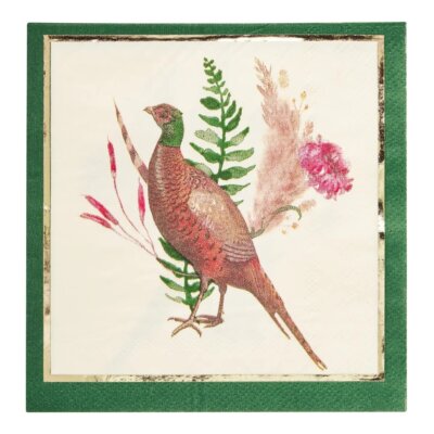 Feather Grove Cocktail Napkins