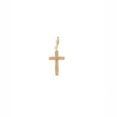 Charm Bar: Brushed Cross Charm