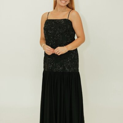 Marissa Drop Waist Sequin Dress