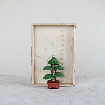 Glass Bonsai Ornament