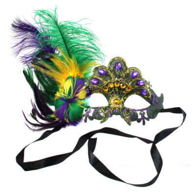 Peacock Lace Mask 10"x10"