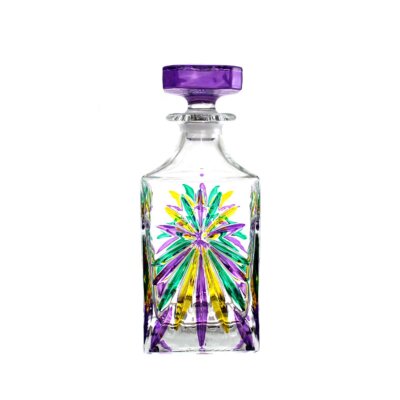 Mardi Gras Bottiglia-Quadra - Whisky Decanter