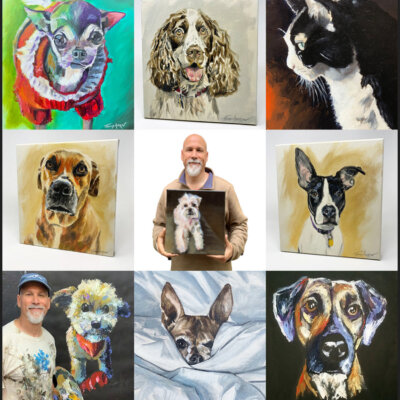 Gift Certificate for Hand-Painted Pet Portrait Commission