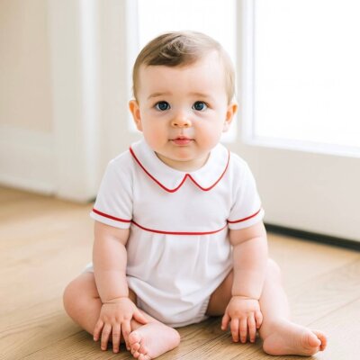 White and Red Trim Bubble