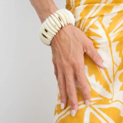 Palm Ivory Bangle - Tulum