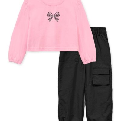 Rhinestone Bow Set