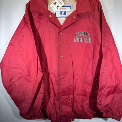 Vintage Alabama X Logo 7 Coaches Jacket XL