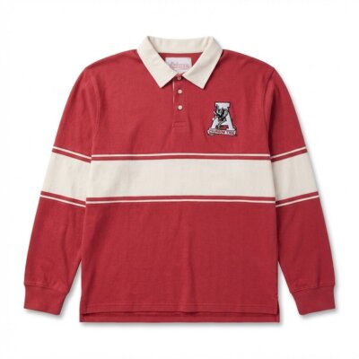 Alabama Crimson Tide Rugby Collared Long Sleeve
