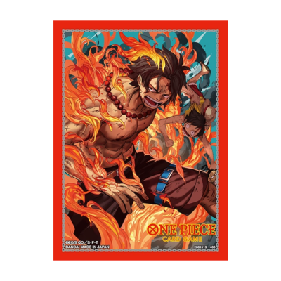 One Piece Card Game: Official TCG+ Stores Sleeves Limited Edition V5 - Portgas.D.Ace