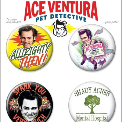 Ace Ventura 4 Button Set