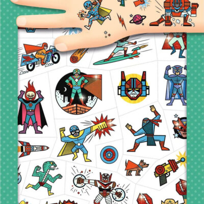 Djeco Heroes vs Villains Tattoos