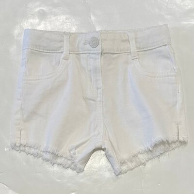 White Twill Shorts