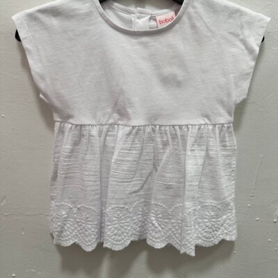 WhiteTop w/ Scallop Trim