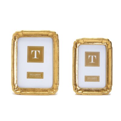 Gold Leaf Photo Frame 4x6