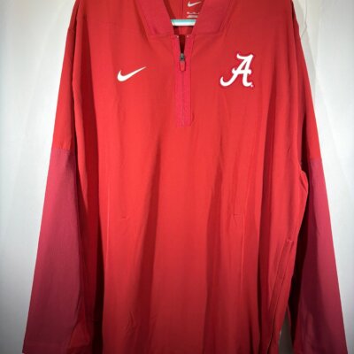 Alabama X Nike Team Issued Crimson Quarter Zip XXL 2XL
