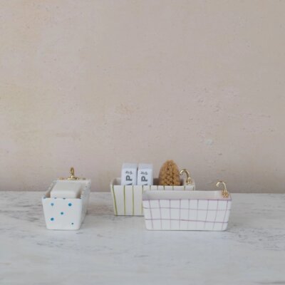 Stoneware Soap Dish