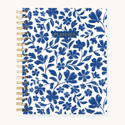 Elyse Breanne Designs Planner - Porcelain Floral, undated